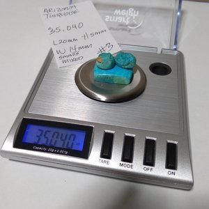 Simulated Arizona Turquoise gem Heliolite dyed treated jewelry making 35.040 CTW